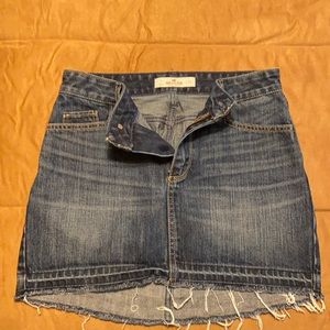 Hollister blue jean mini skit worn once